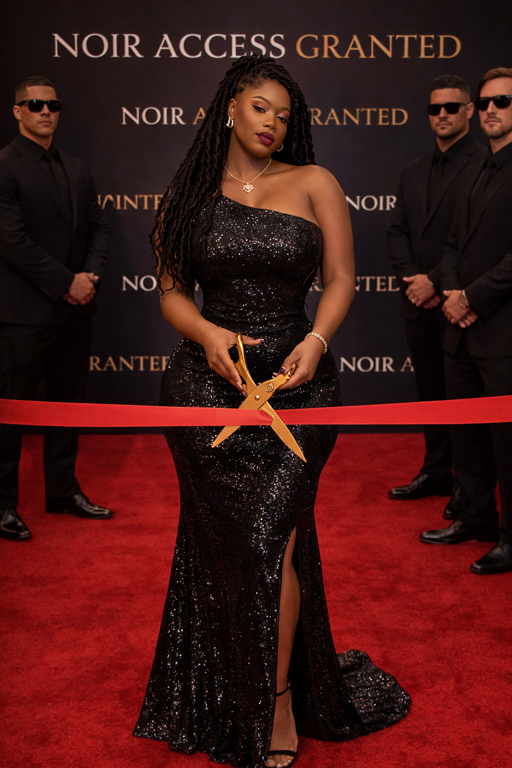 Noir Access ribbon cutting ceremony